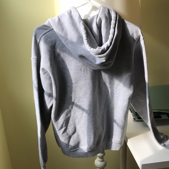 DISNEY PARKS Grey Hoodie With Green Lettering. - Picture 2 of 4